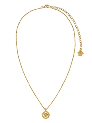 【タグ付き未使用品】ヴェルサーチ　メドゥーサ　プレートネックレス　シルバー Versace ネックレス タグ付き未使用品】ヴェルサーチ メドゥーサ