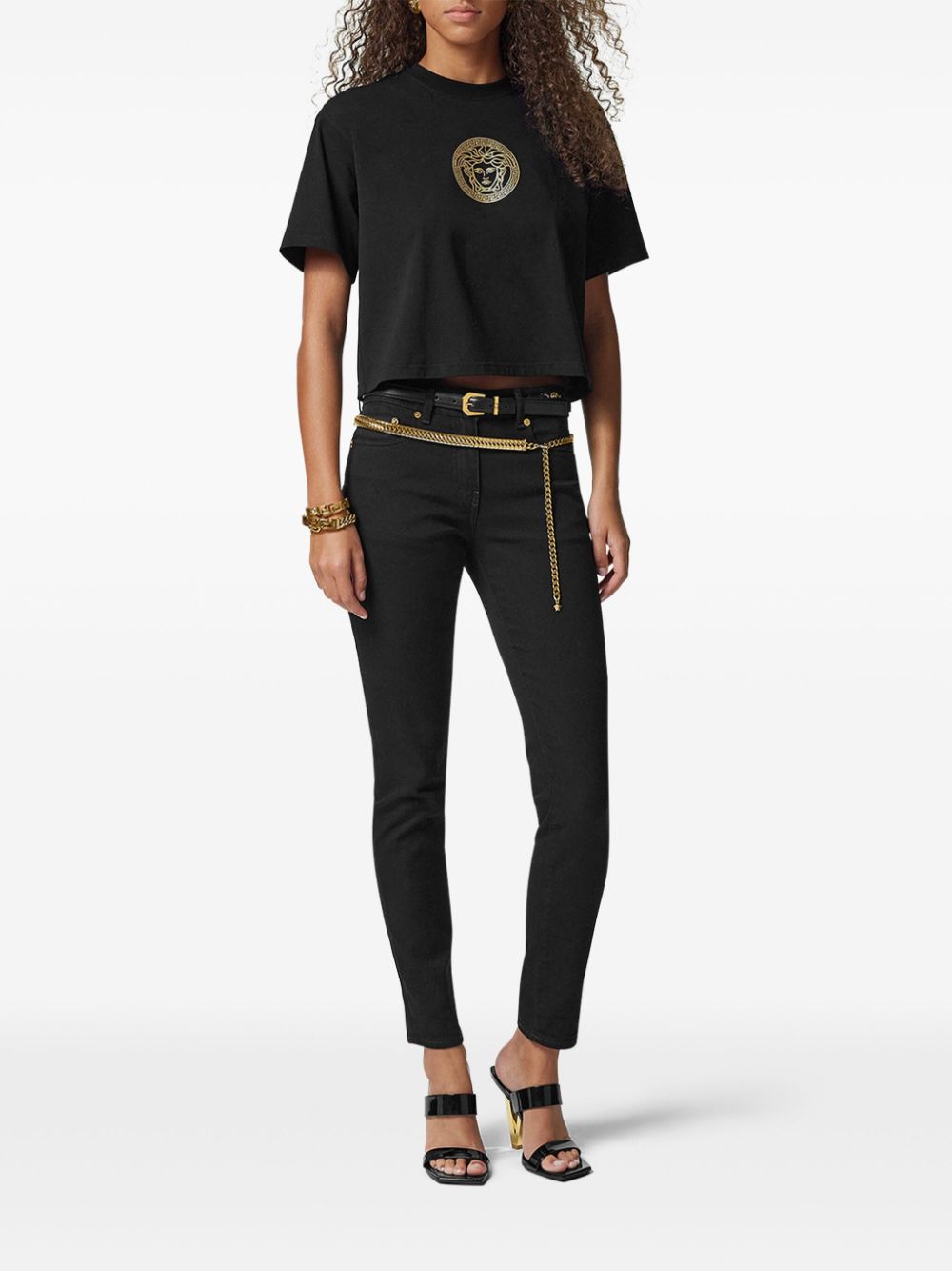 Versace La Medusa '95 jeans - Zwart