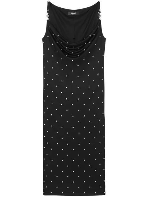 Robe Cielo Stellato à coupe mi-longue - Versace - Modalova