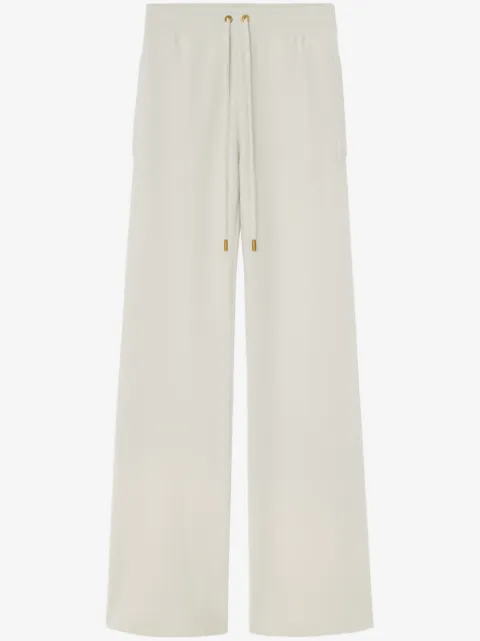 Versace wool-blend flared towel pants