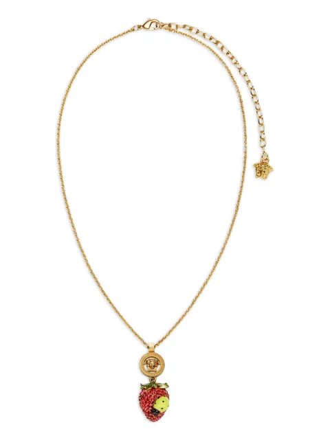 Versace Strawberry Garden pendant necklace