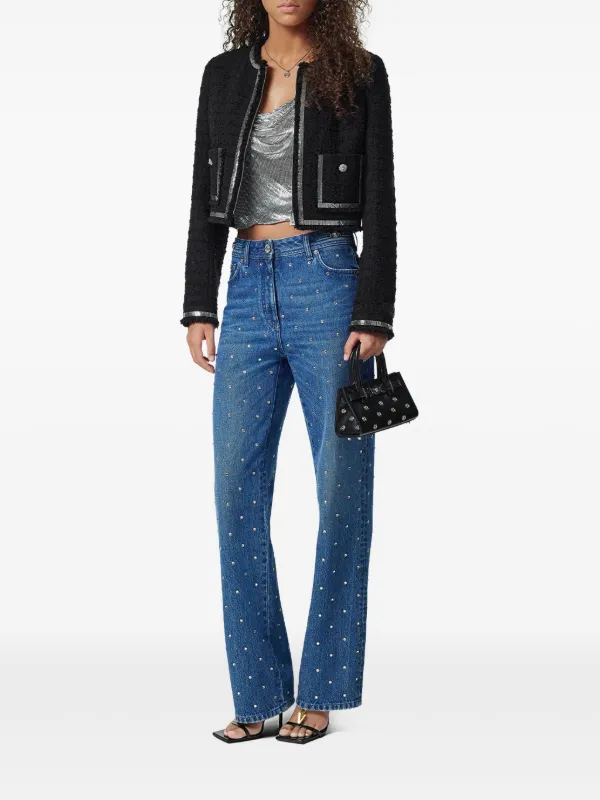 【関税込み】versace 'Medusa '95' boyfriend jeans Versace Cielo Stellato Medusa '95 Boyfriend Jeans | Blue