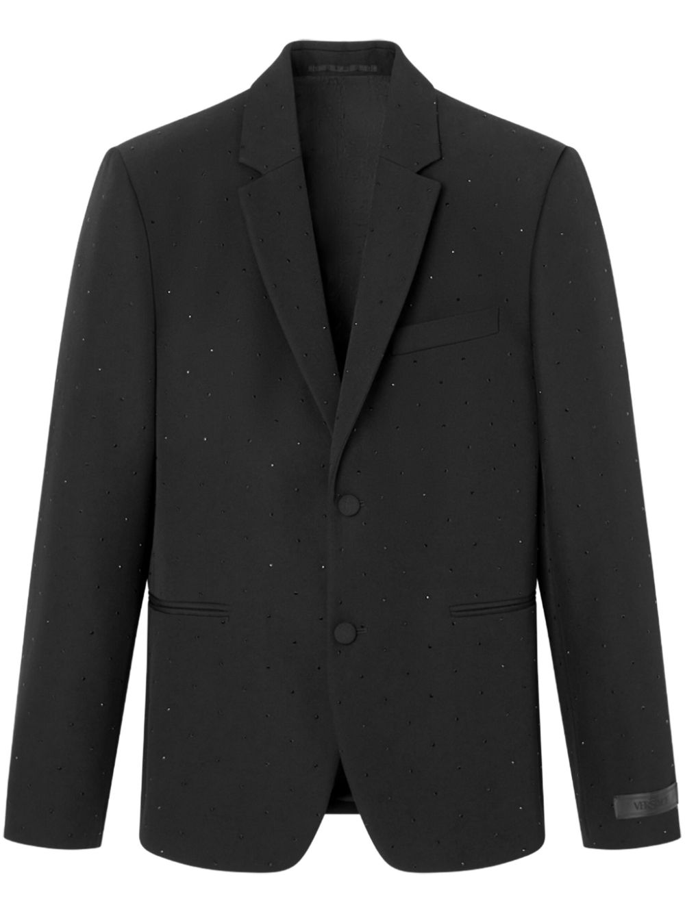 Versace single-breasted blazer - Black