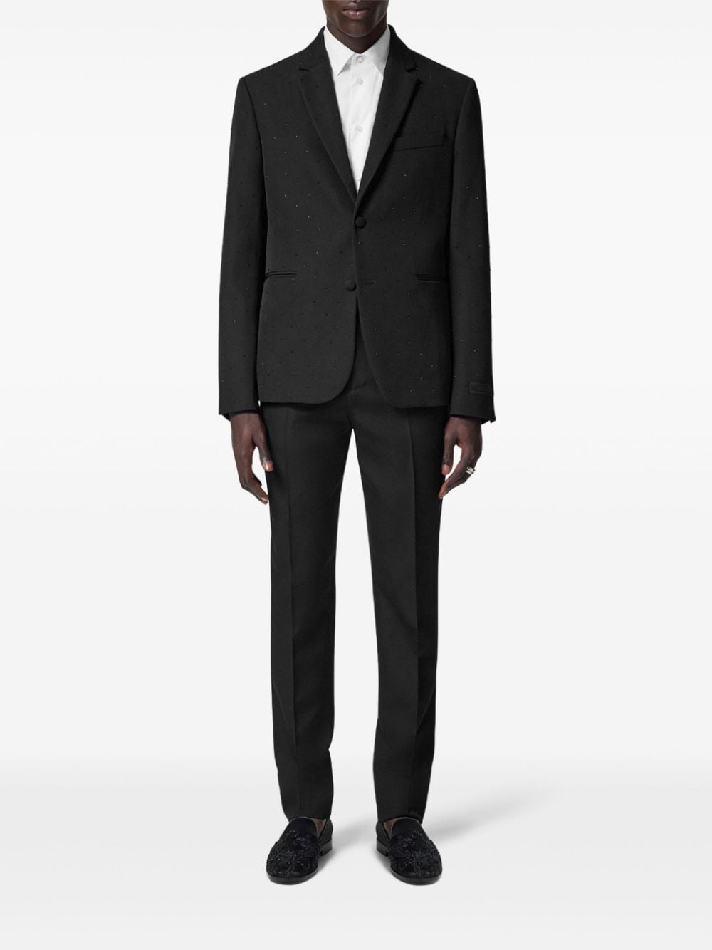 Versace single-breasted blazer - Zwart