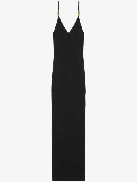 Versace Safety Pin slip midi dress