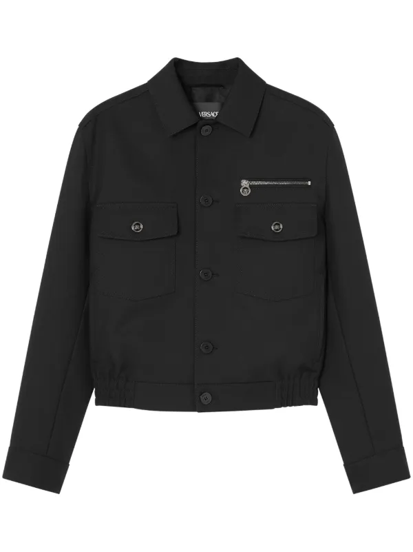 Versace Cavalry Blouson Jacket in Black