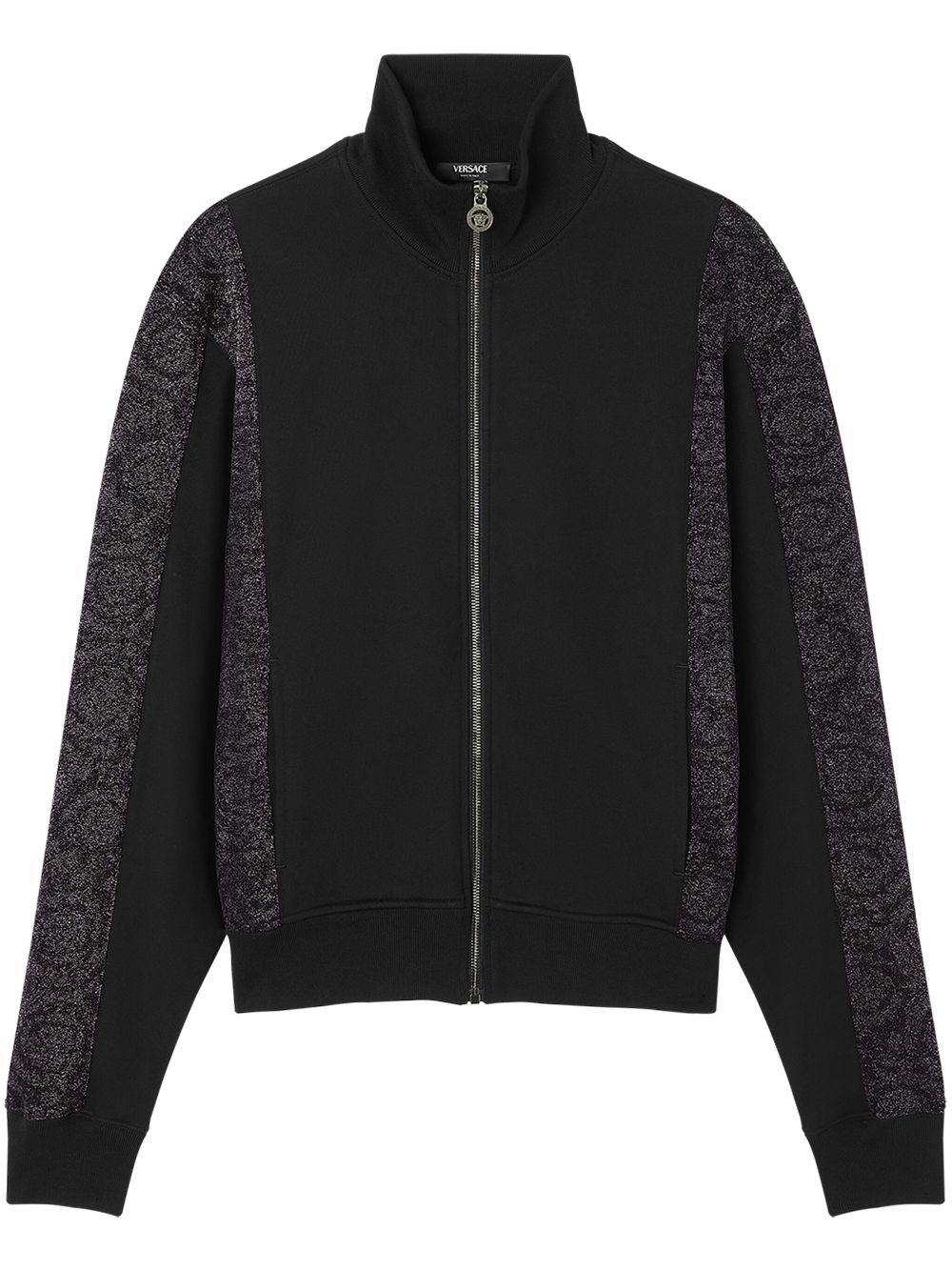 Versace Barocco jacquard sweatshirt - Black