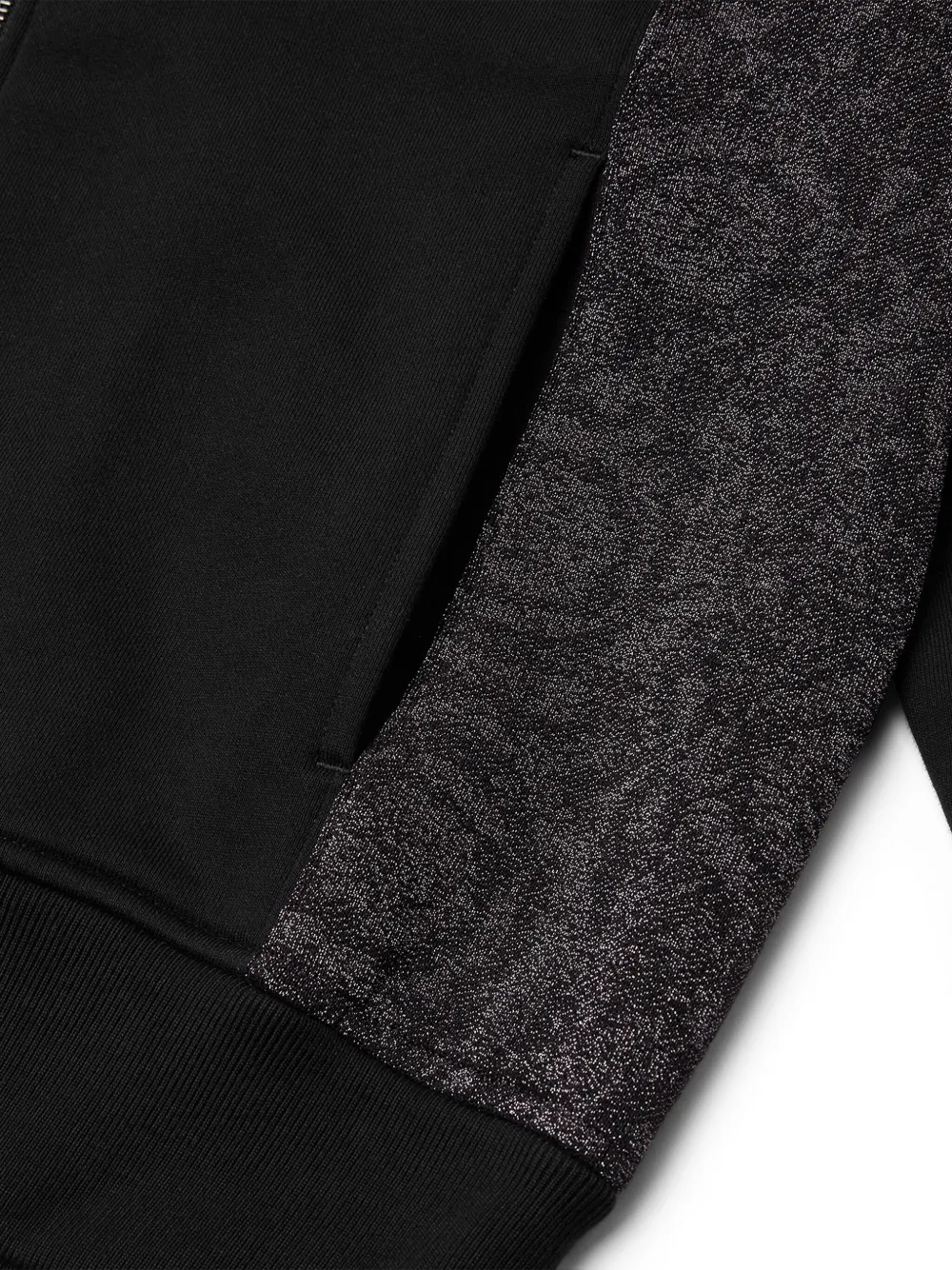Versace Lurex sweater met Barocco-jacquard Zwart