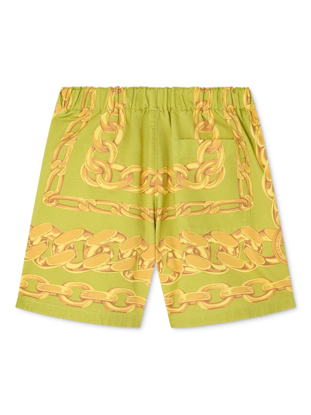 Versace Medusa Chains-print shorts - Groen