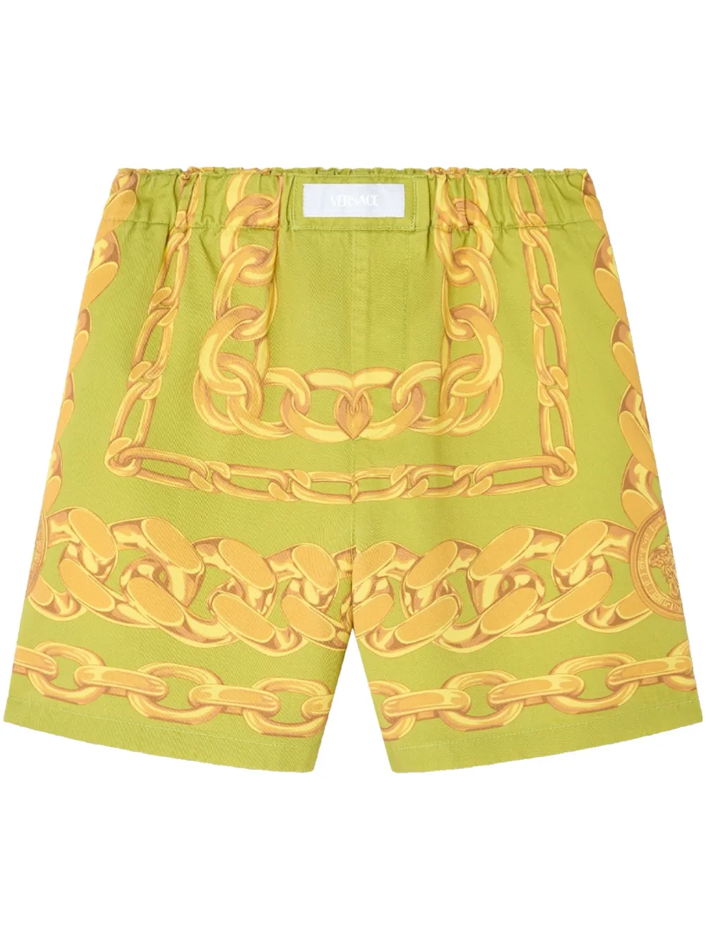 Versace Medusa Chains-print shorts | Green | Image 1