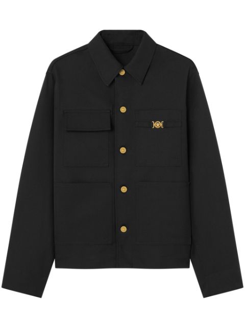 Versace Medusa-plaque cotton jacket