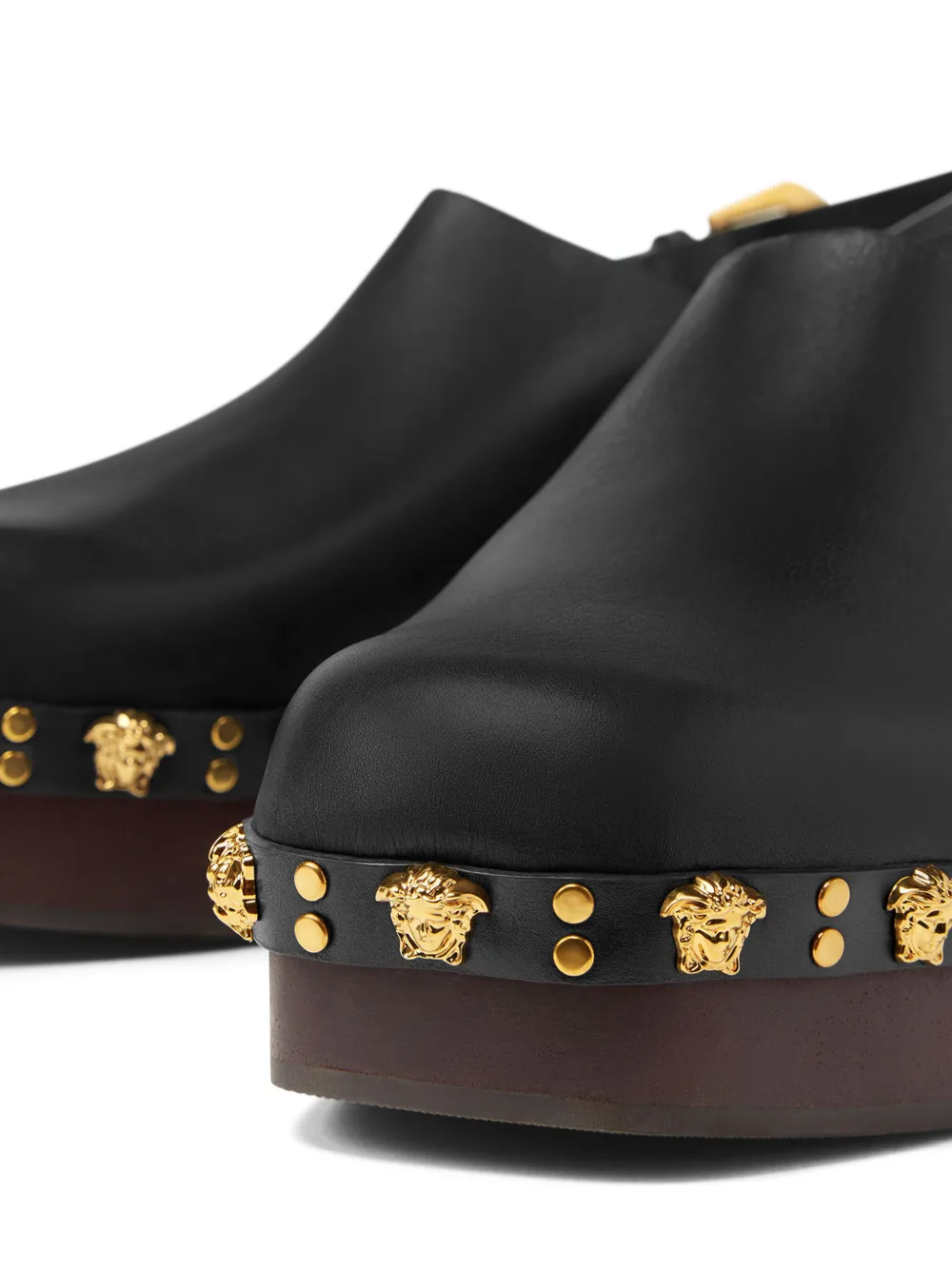 Versace Klompen met studs Zwart