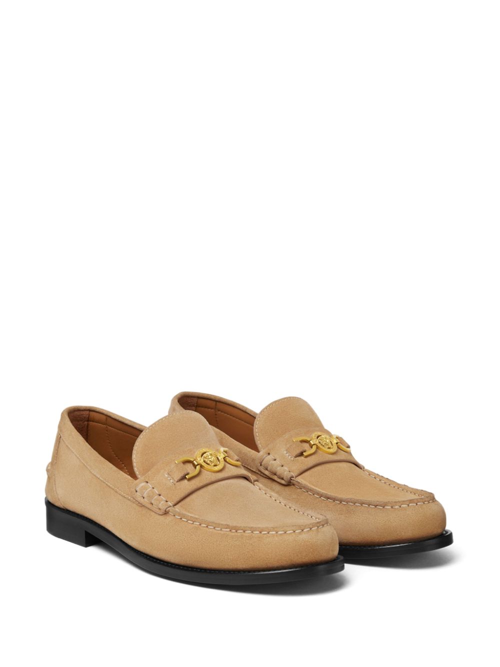 Versace Suède loafers - Bruin