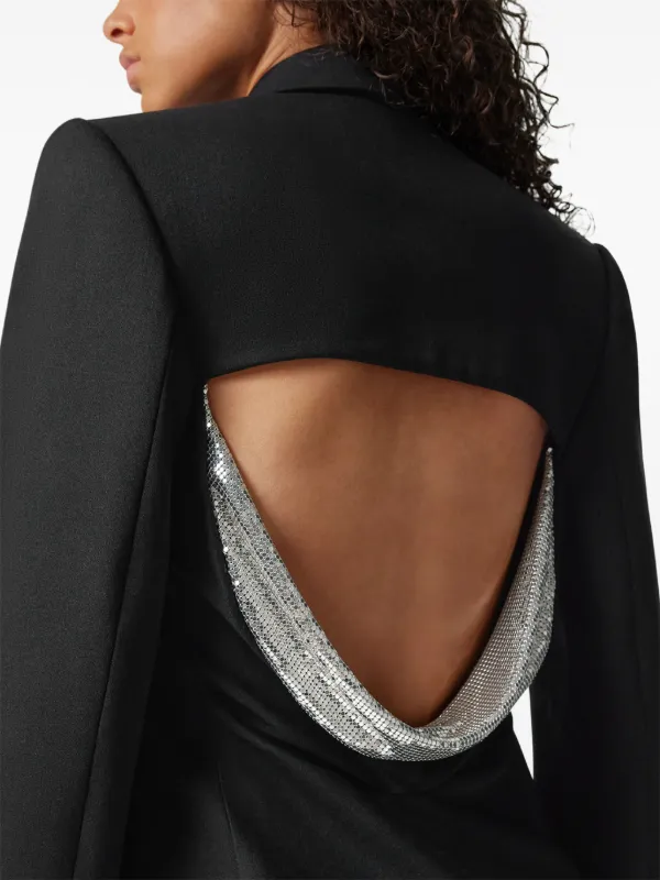 Versace Wool Blazer Dress | Black | FARFETCH BN