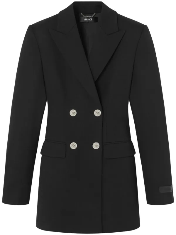 【関税&送料込】Versace Black Wool Blazer Dress 26748212_56439261_600.jpg