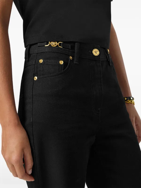 Versace Medusa '95 straight-leg Jeans | Black | FARFETCH