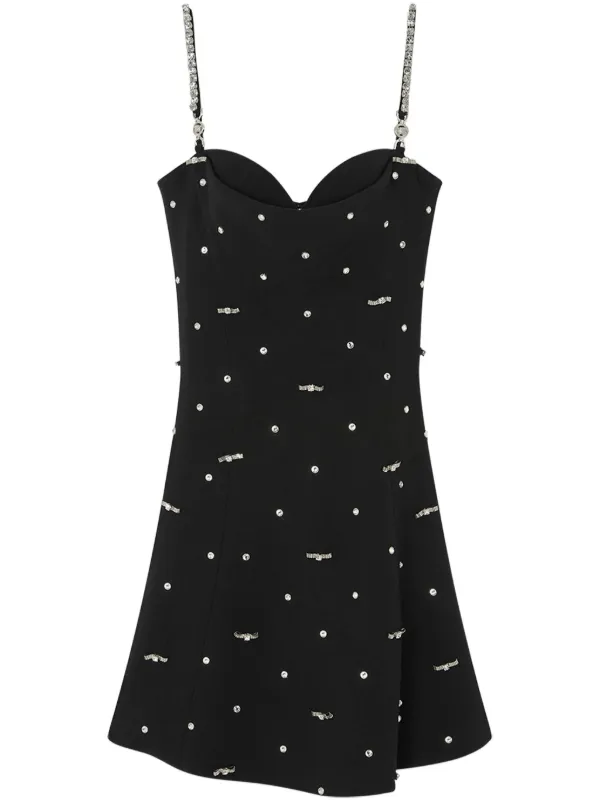 【送料&関税込】Versace Black Acetate Blend Mini Dress Versace A-line Mini Dress | Black | FARFETCH JO