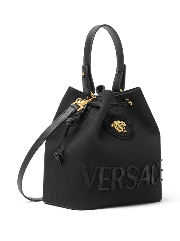 ハンドバッグ Versace 'La Medusa' Bucket Bag La Medusa Denim Bucket Bag | VERSACE US