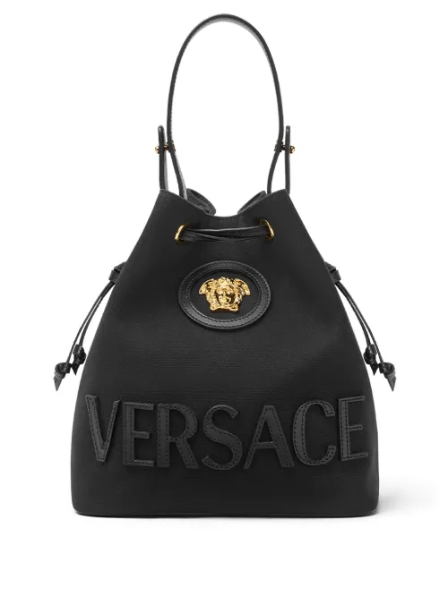 Versace sac seau La Medusa - Noir - Versace - Modalova