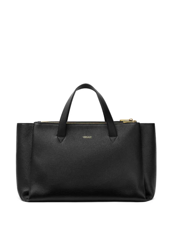 トートバッグ VERSACE 'Extra Small Athena' shopping bag Black Versace Medusa Biggie Tote Bag | Black | FARFETCH