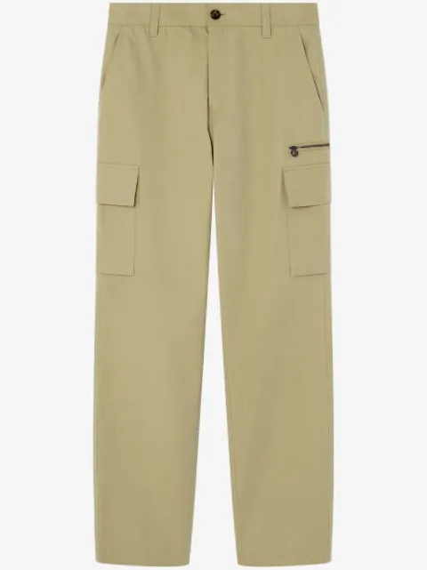 Versace gabardine cargo trousers