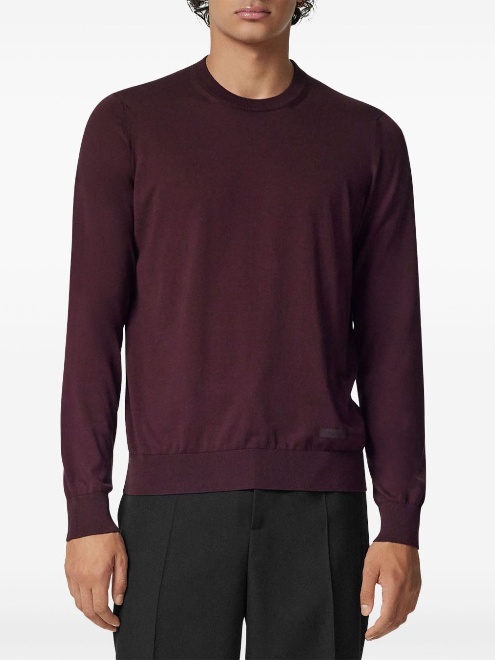 Versace Sweater met ronde hals - Rood