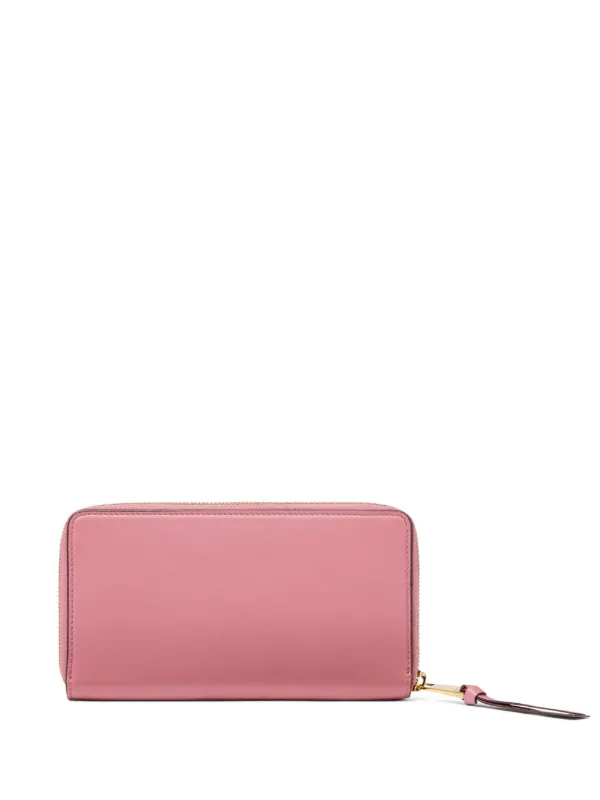 Versace Tag Long Wallet | Pink | FARFETCH