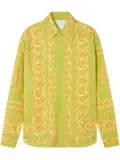 Versace Medusa Chains-print shirt - Green