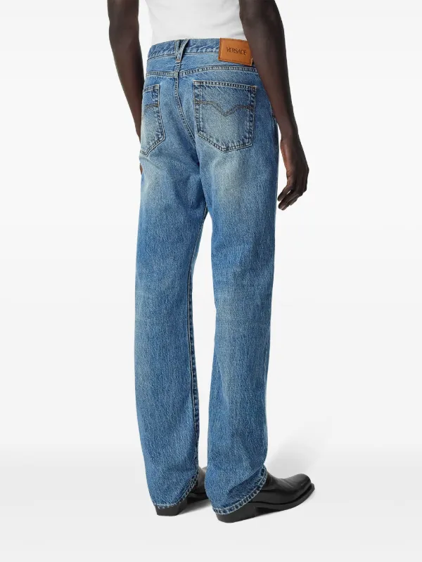 Versace wide-leg Jeans | Blue | FARFETCH