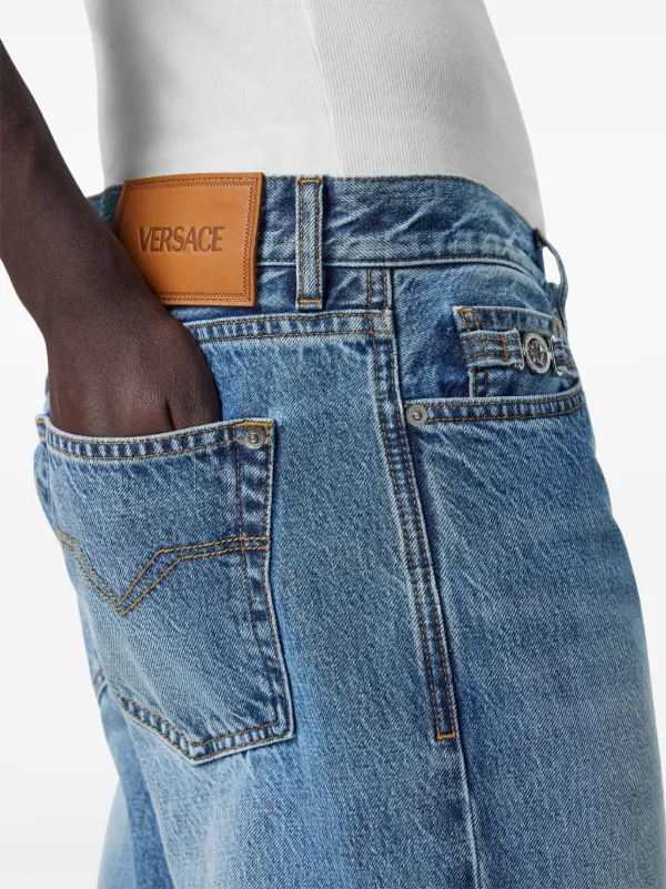 Versace wide-leg Jeans | Blue | FARFETCH