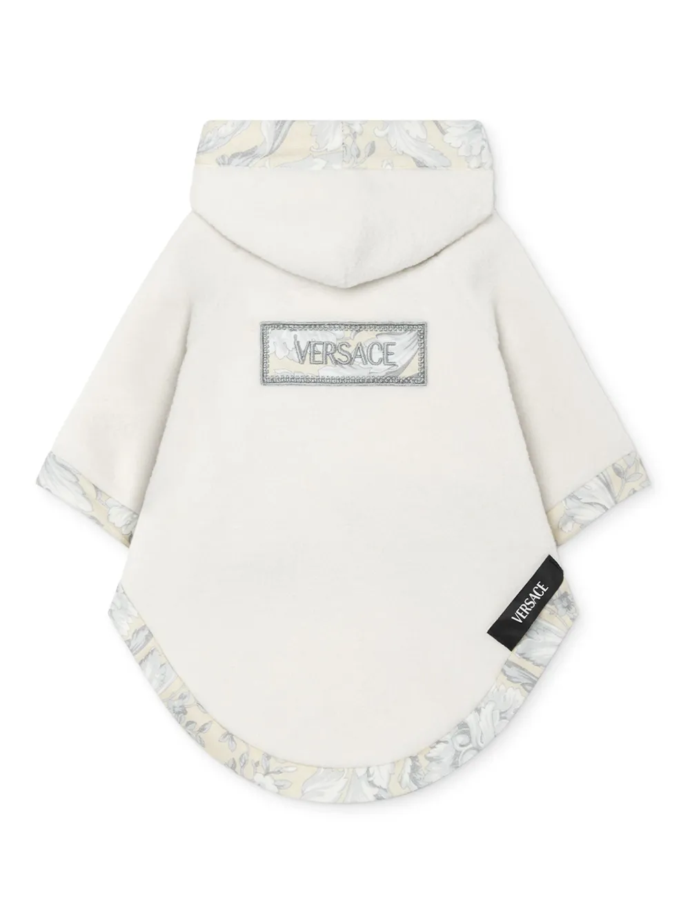 Versace Barocco dog hoodie | Neutrals | Image 1