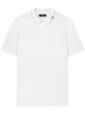 Versace Medusa-embroidered polo shirt - White