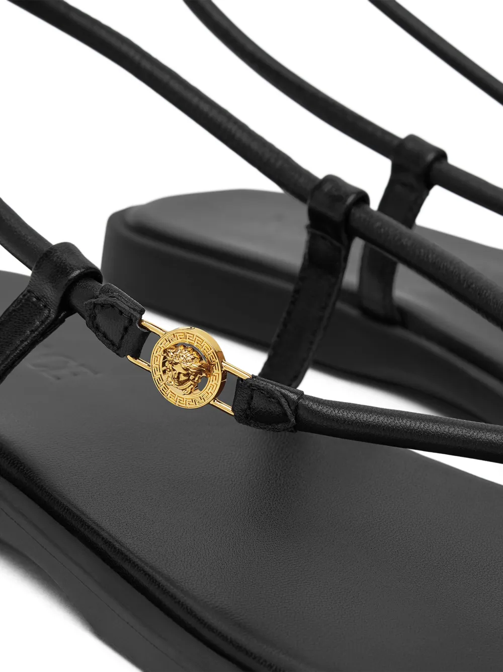 Versace Medusa '95 sandalen met string Zwart