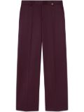 Versace wide-leg tailored trousers