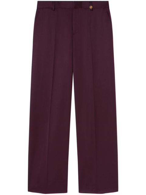 Versace wide-leg tailored trousers