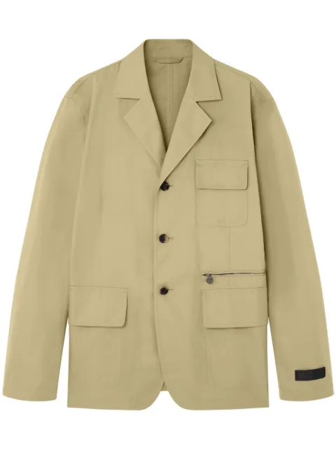 Versace blazer tipo gabardina con botones