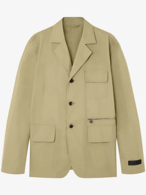 Versace blazer tipo gabardina con botones