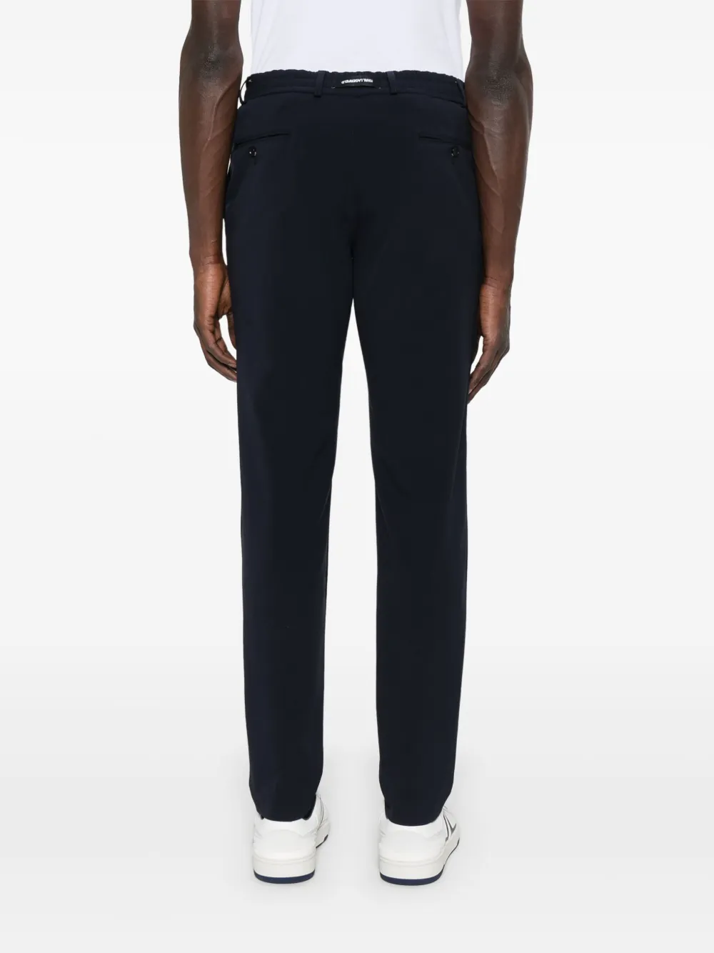 Karl Lagerfeld Chino met logopatch Blauw