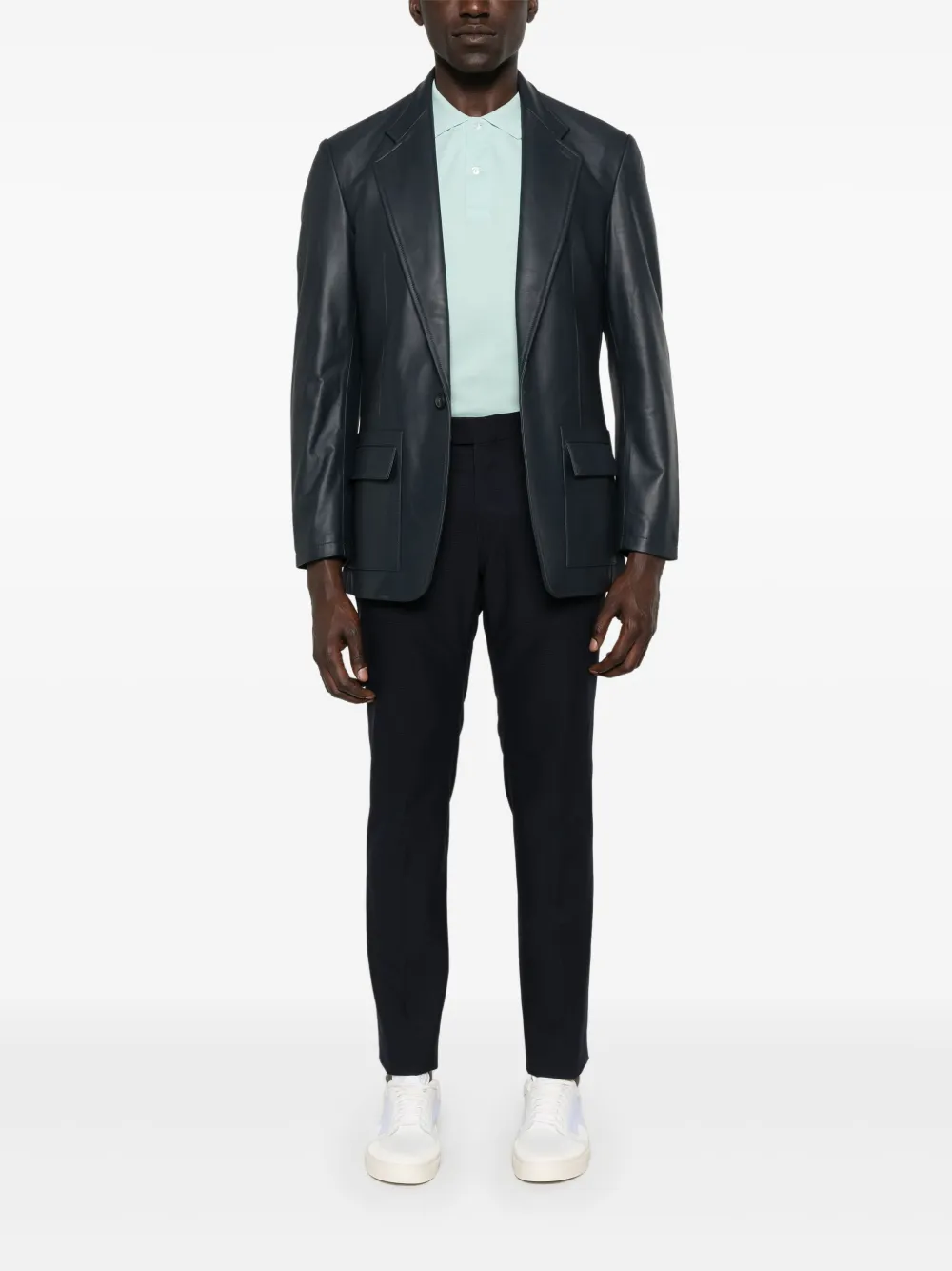 karllagerfeld Karl Lagerfeld Broek met toelopende pijpen - Blauw