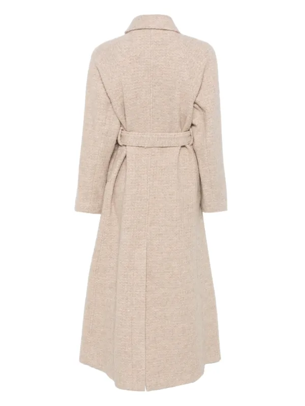 エンポリオアルマーニ　ダブルロングコート ヴァージンウール100%Lサイズ 1990s. emporio armani melton long coat 「エンポリオ