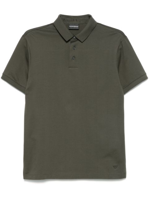 Emporio Armani patterned-jacquard polo shirt Men