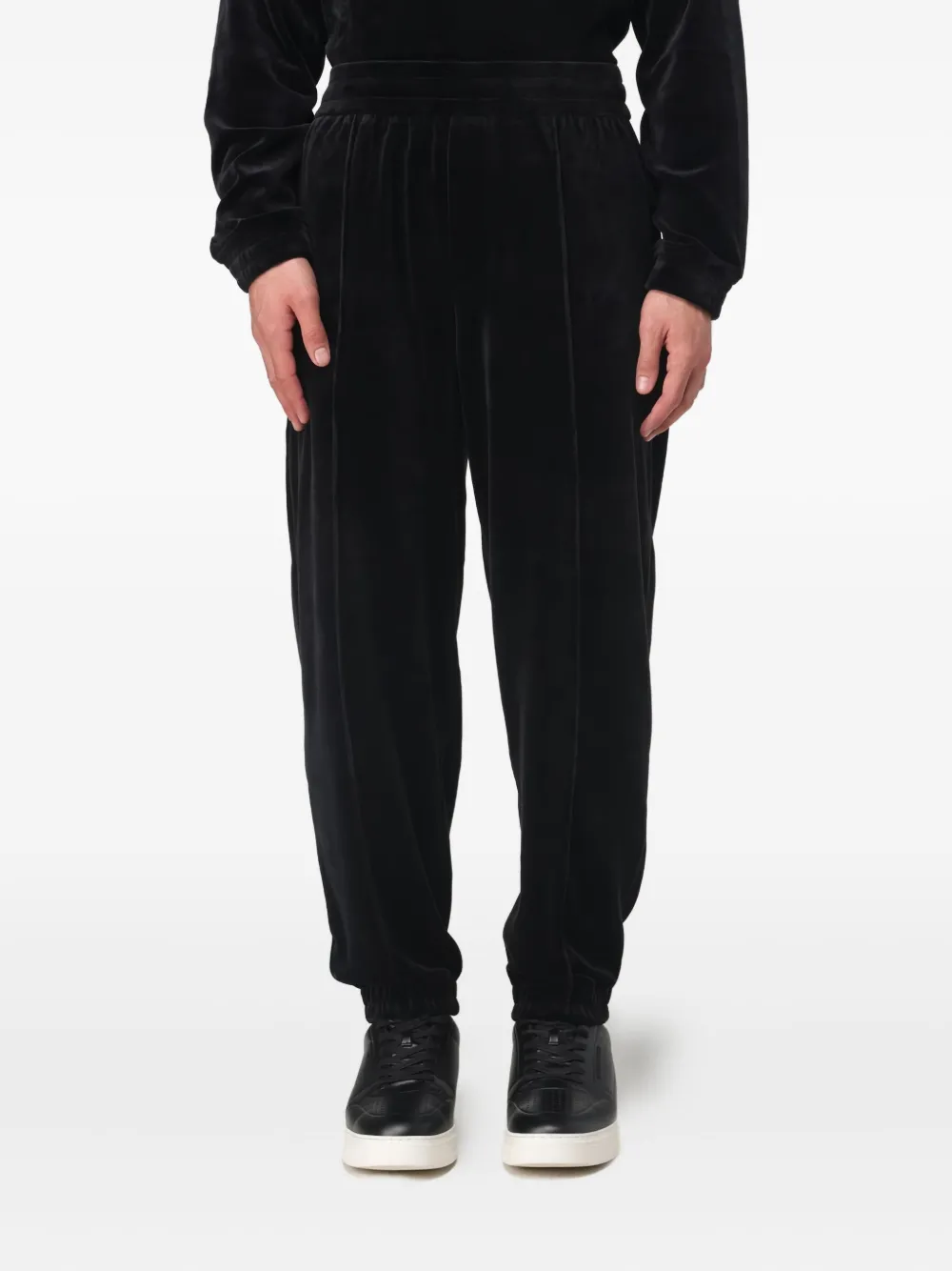 Emporio Armani pleated-details trousers | Blue | Image 1