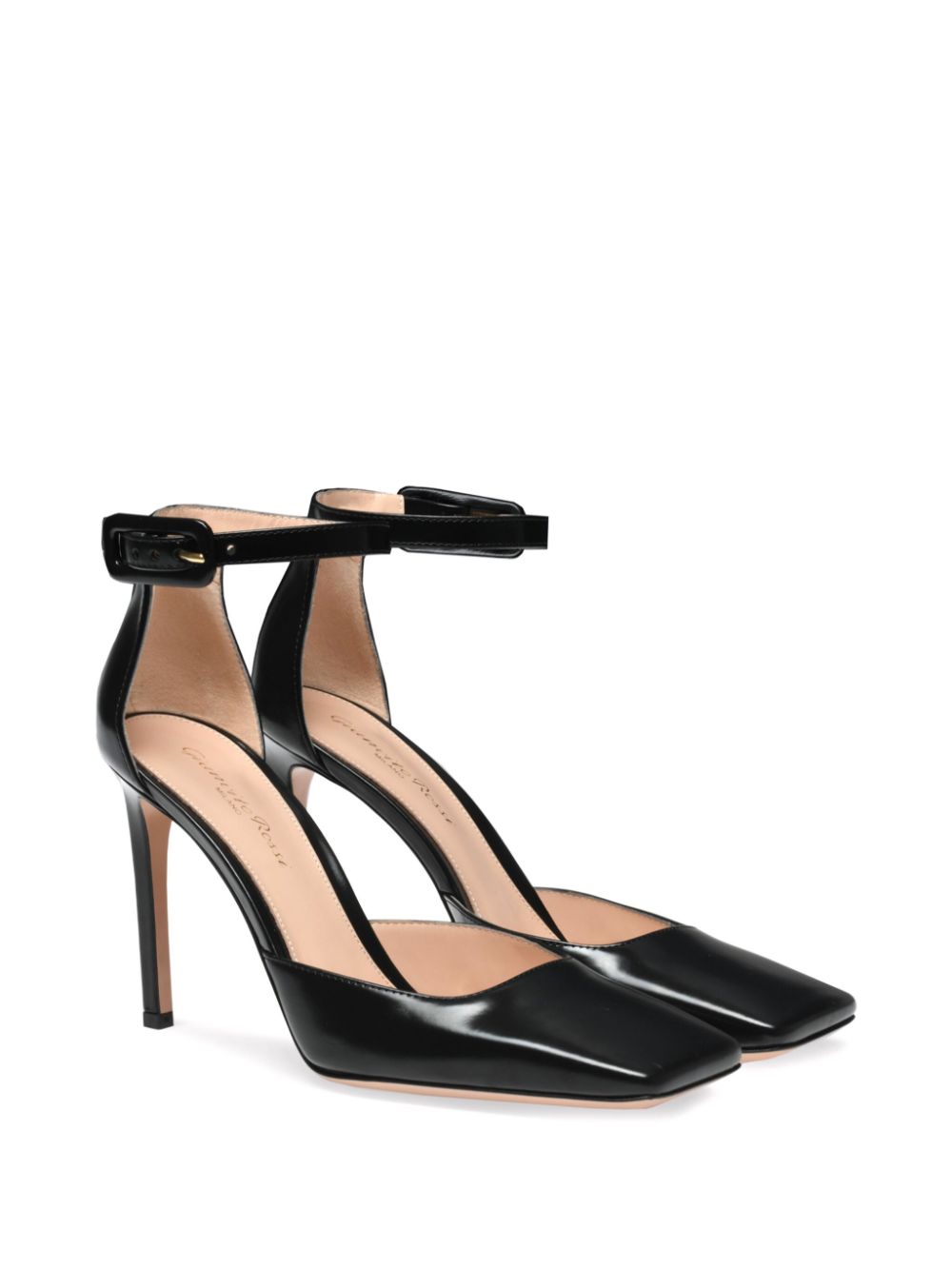 Gianvito Rossi 95 mm Casey sandalen Zwart