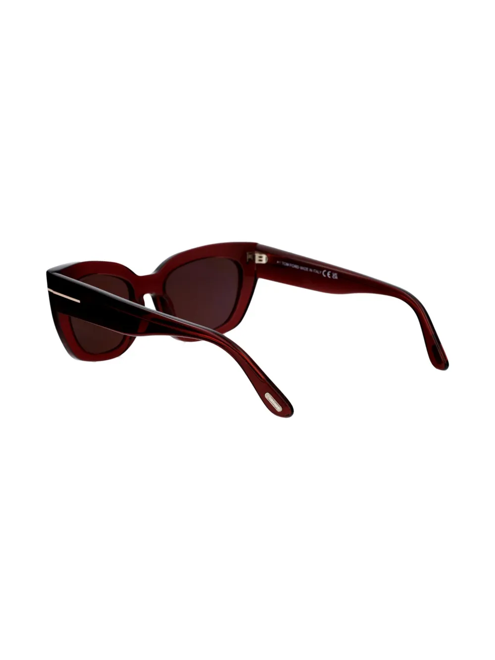 TOM FORD Eyewear Zonnebril met piloten montuur Rood