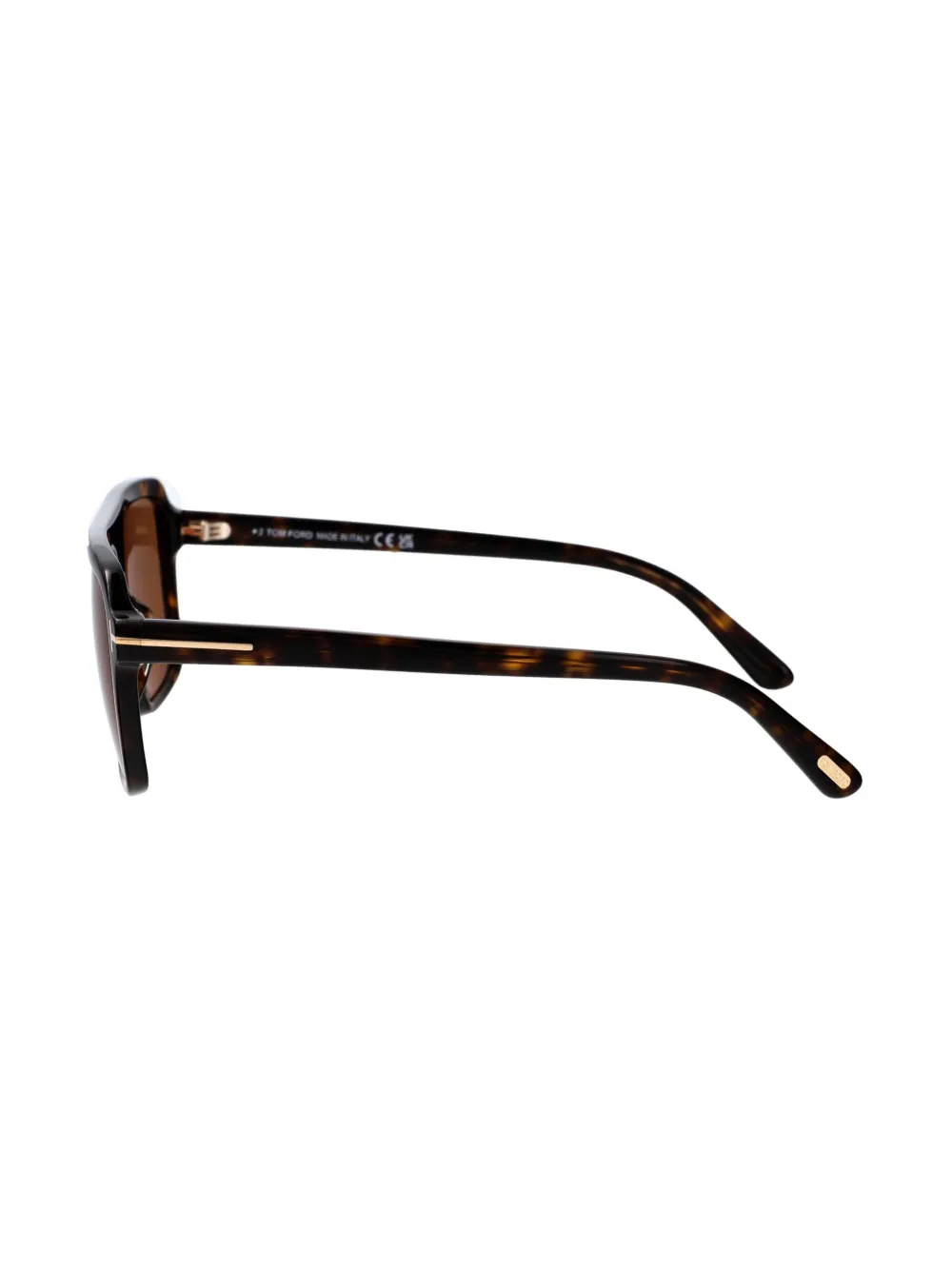 TOM FORD Eyewear Fletcher zonnebril met vierkant montuur Bruin