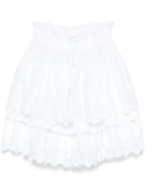 Minijupe à volants superposés - Simone Rocha - Modalova