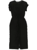 Simone Rocha textured midi dress - Black