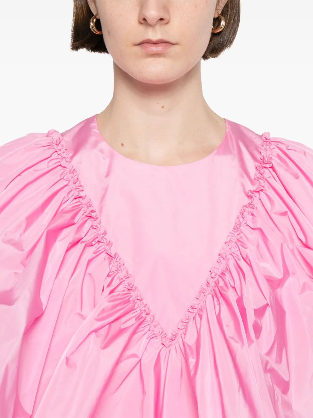 Simone Rocha Mini-jurk met ruches Roze