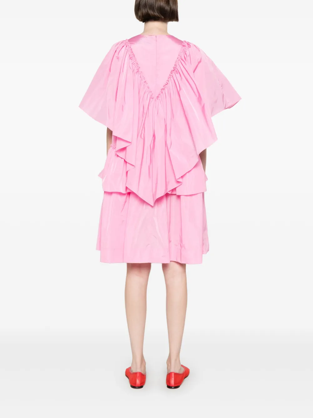Simone Rocha Mini-jurk met ruches Roze