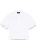 Simone Rocha short puff sleeves shirt - White